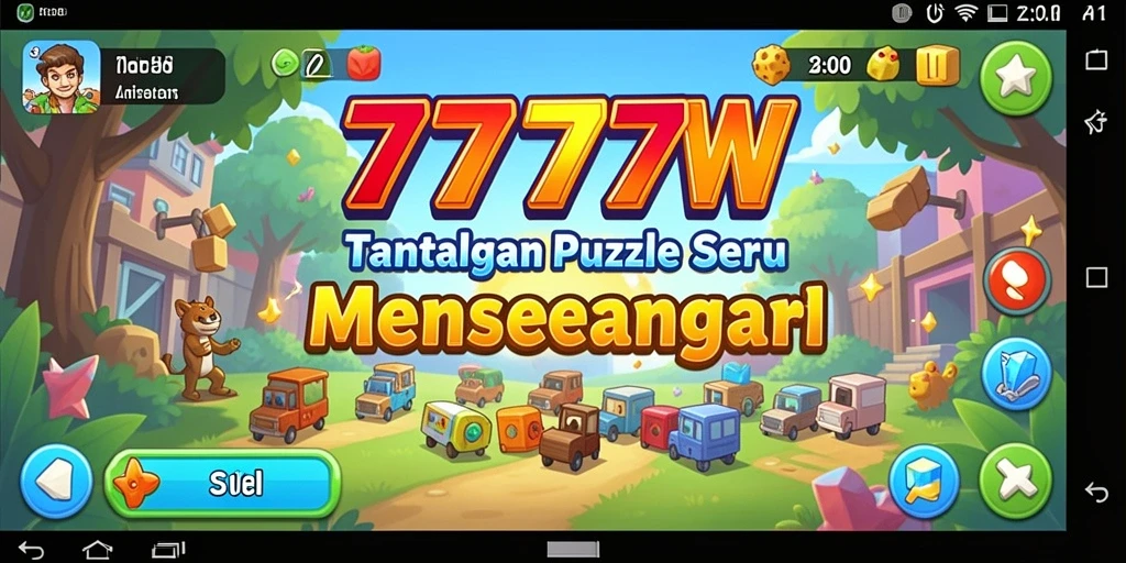 Screenshot dari gameplay <strong>7777W</strong> yang menunjukkan keseruan permainan Puzzle.