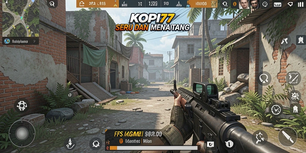 Tampilan gameplay KOPI77 yang menegangkan dan seru.
