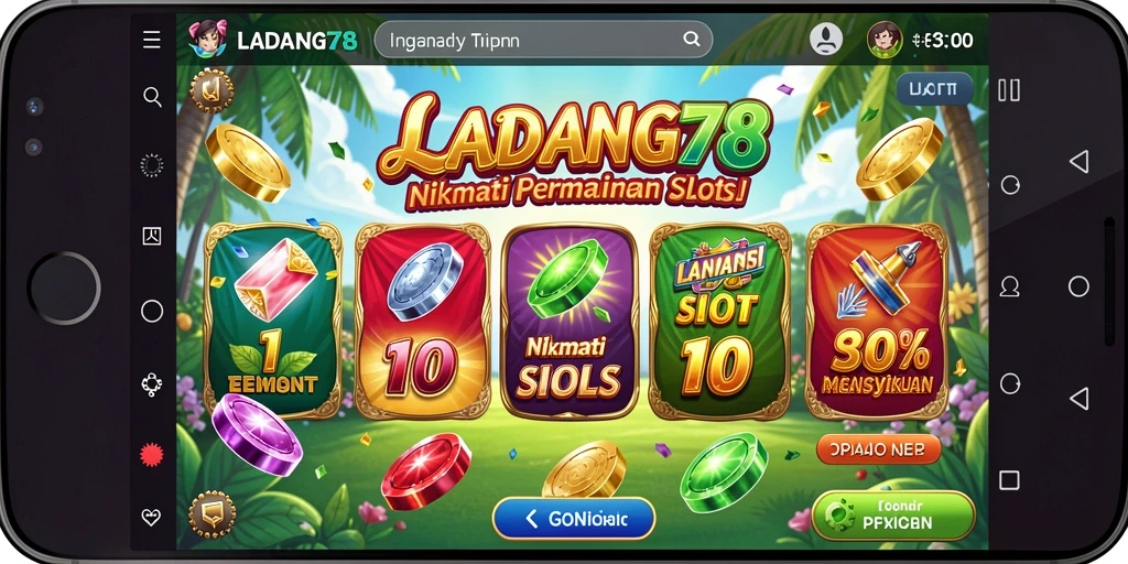 Tampilan gameplay menarik dari LADANG78 dengan berbagai tema slot.