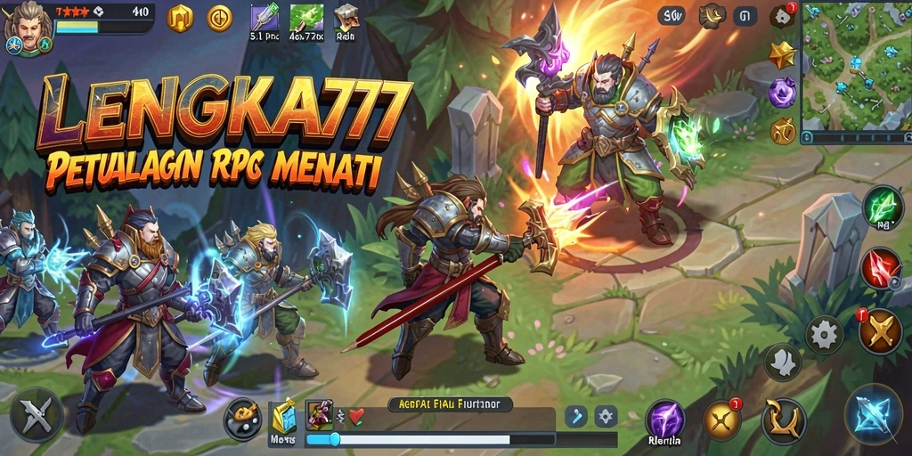 Tangkapan layar petualangan epik dalam game RPG LENGKAP777.