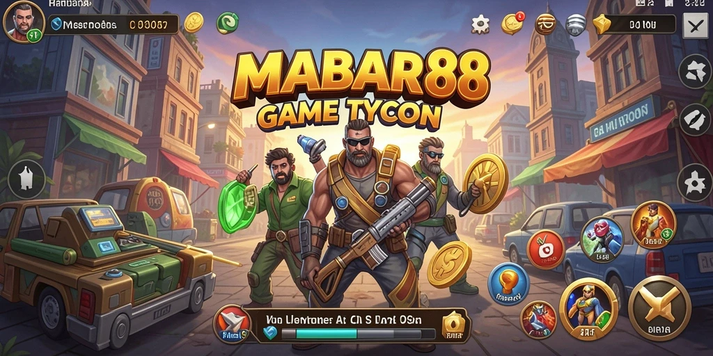 Tangkapan layar utama MABAR88 yang menunjukkan aksi gameplay Tycoon.