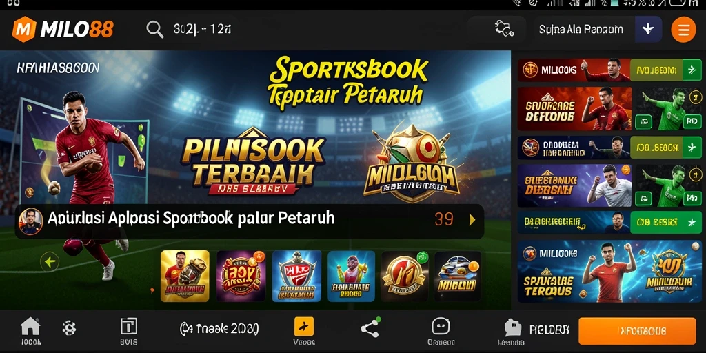 Tampilan gameplay menarik dari MILO88 yang menunjukkan berbagai pilihan taruhan.