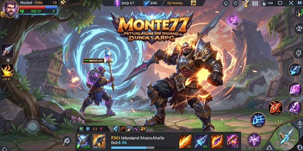 Screenshot gameplay menampilkan aksi seru di dunia ARPG.