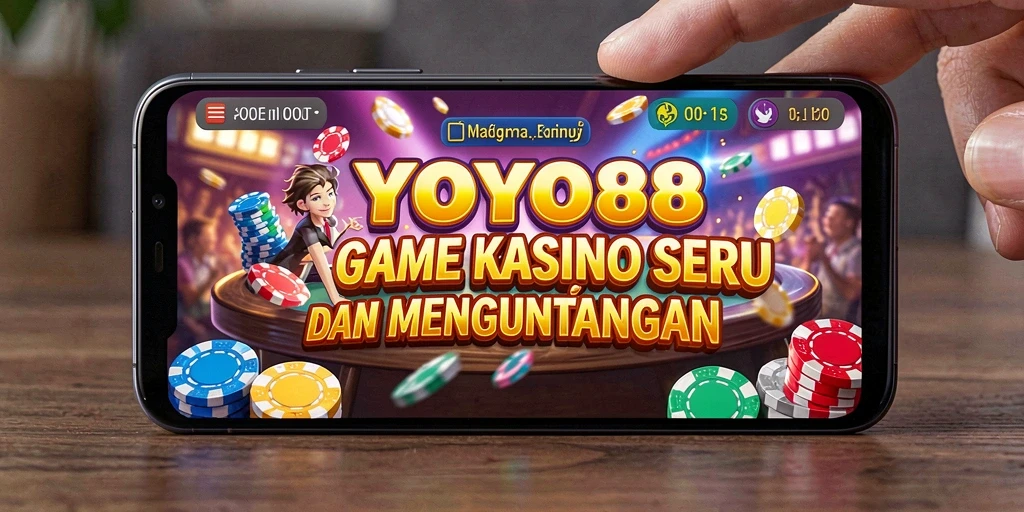 Tampilan menarik dari gameplay kasino di YOYO88.