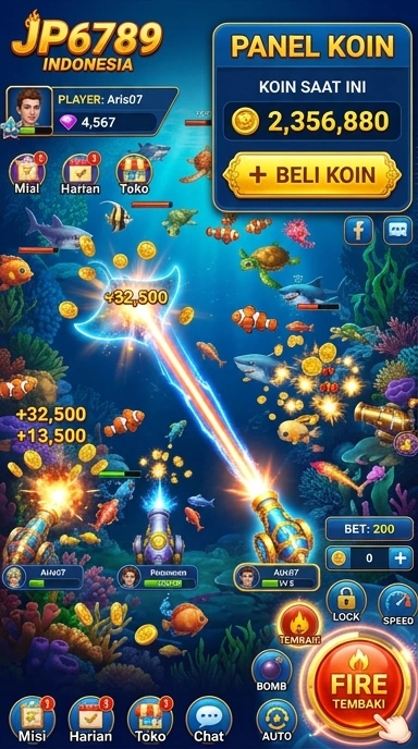 Tampilan utama aplikasi jp6789 yang menarik.